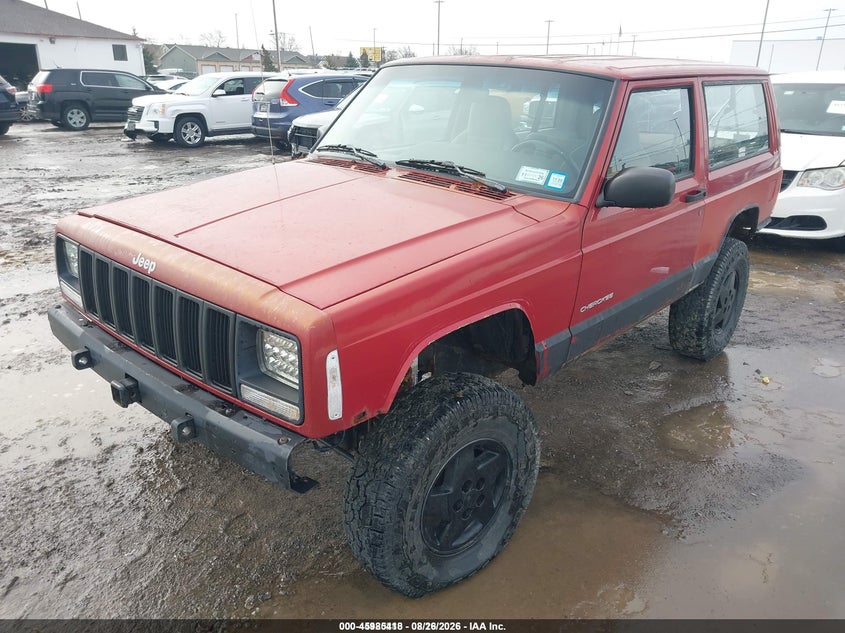 1999 Jeep Cherokee, Rear, IAAI, VIN 1J4FF27P9XL538772 — photo 2