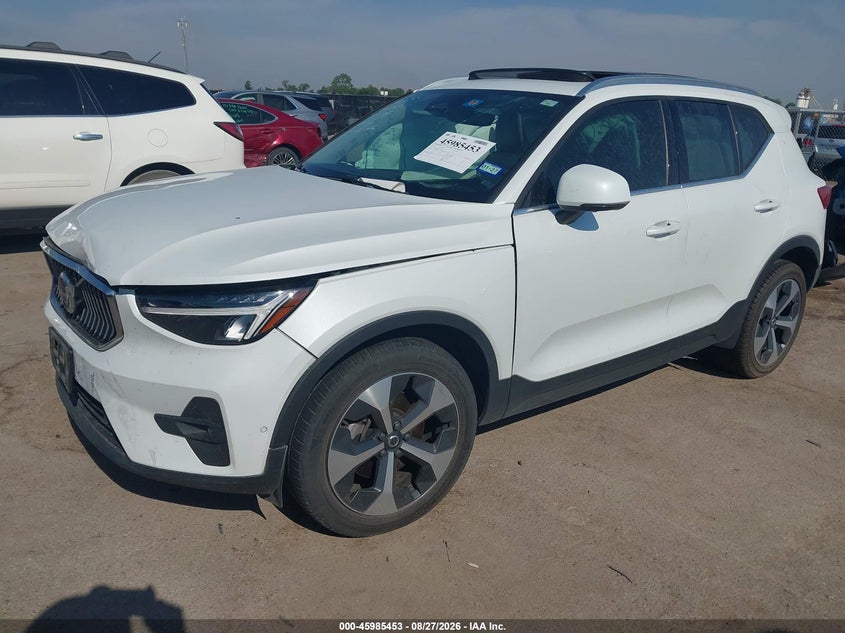 Vin: yv4l12un0p2931055, lot: 46484725, volvo xc40 b5 plus bright theme 20232
