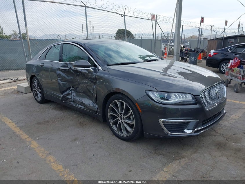 Vin: 3ln6l5lu2lr613735, lot: 46484750, lincoln mkz hybrid reserve 20201