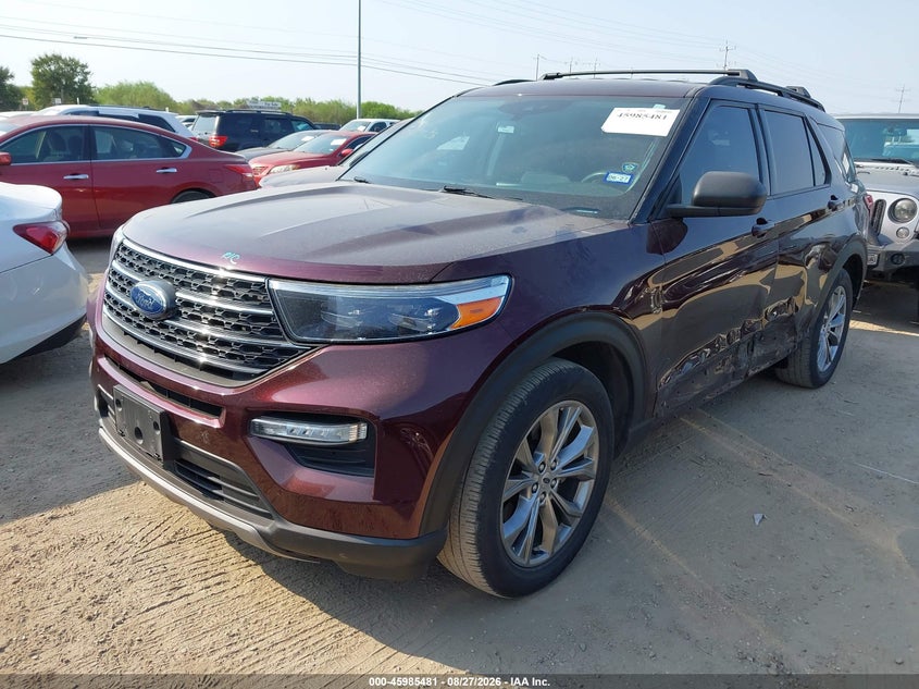 2022 Ford Explorer, Оба бока, IAAI, VIN 1FMSK7DH6NGA38869 — фото 2