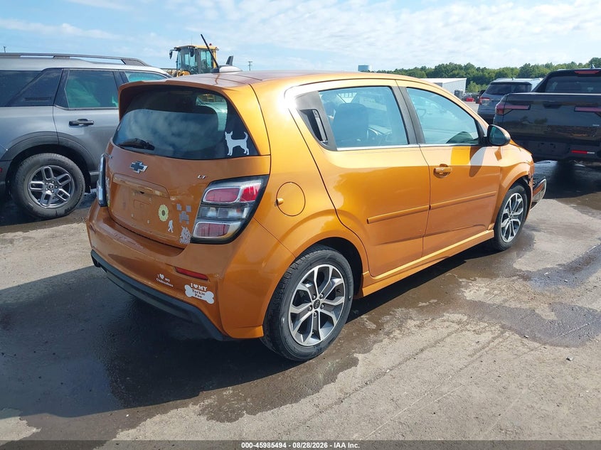 CHEVROLET SONIC 2018 VIN 1G1JD6SH3J4103978