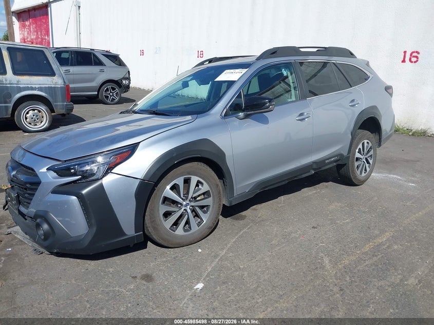 2025 Subaru Outback, Right Side, IAAI, VIN 4S4BTAFC8S3153701 — photo 2