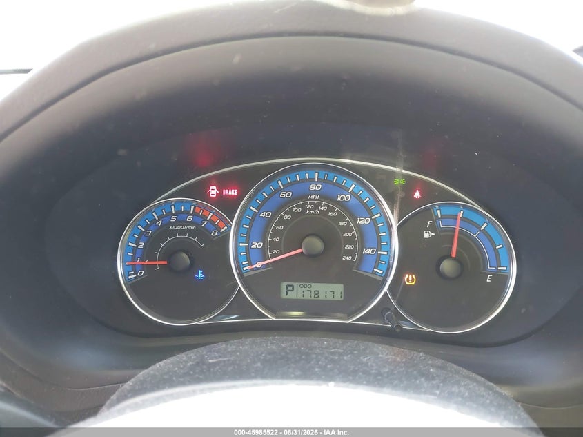 2009 SUBARU FORESTER auction photo 7