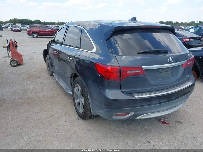 Vin: 5fryd4h23eb024627, lot: 46484810, acura mdx 20143
