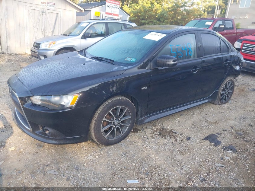 2015 Mitsubishi Lancer, Rear, IAAI, VIN JA32V2FW6FU024417 — photo 2