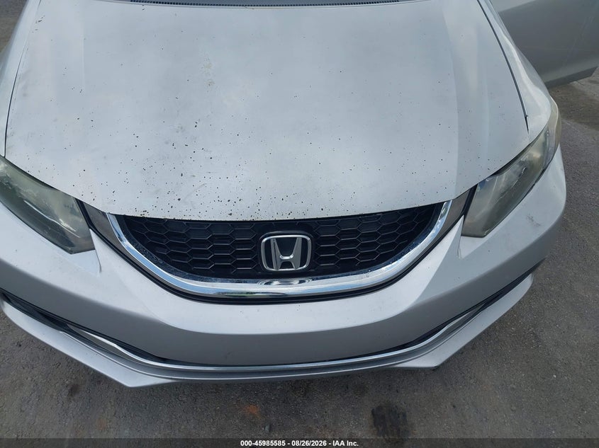 HONDA CIVIC 2013 VIN 2HGFB2F55DH574079