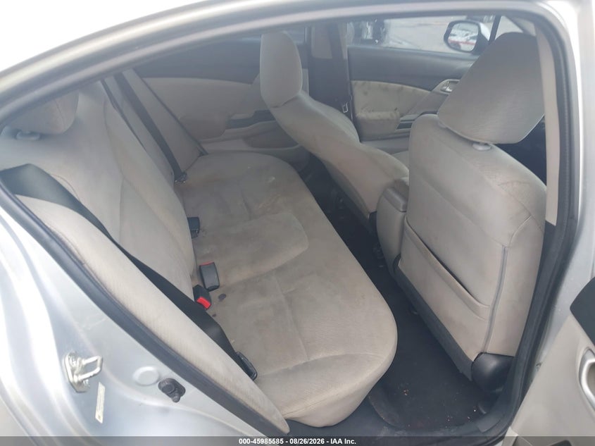 HONDA CIVIC 2013 VIN 2HGFB2F55DH574079