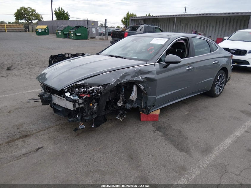 Vin: kmhl34j28na216591, lot: 46484862, hyundai sonata limited 20222