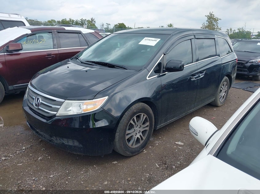 Vin: 5fnrl5h66cb059600, lot: 46484873, honda odyssey ex-l 20122