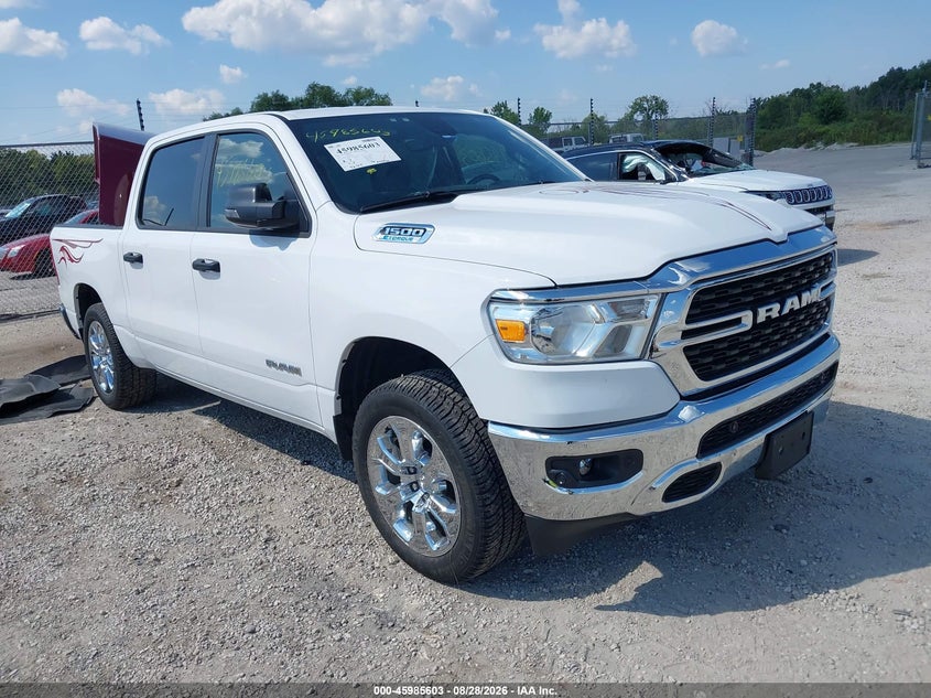 2023 Ram 1500 Big Horn 4X4 5'7 Box, Left Side, IAAI, VIN 1C6RRFFG2PN512674