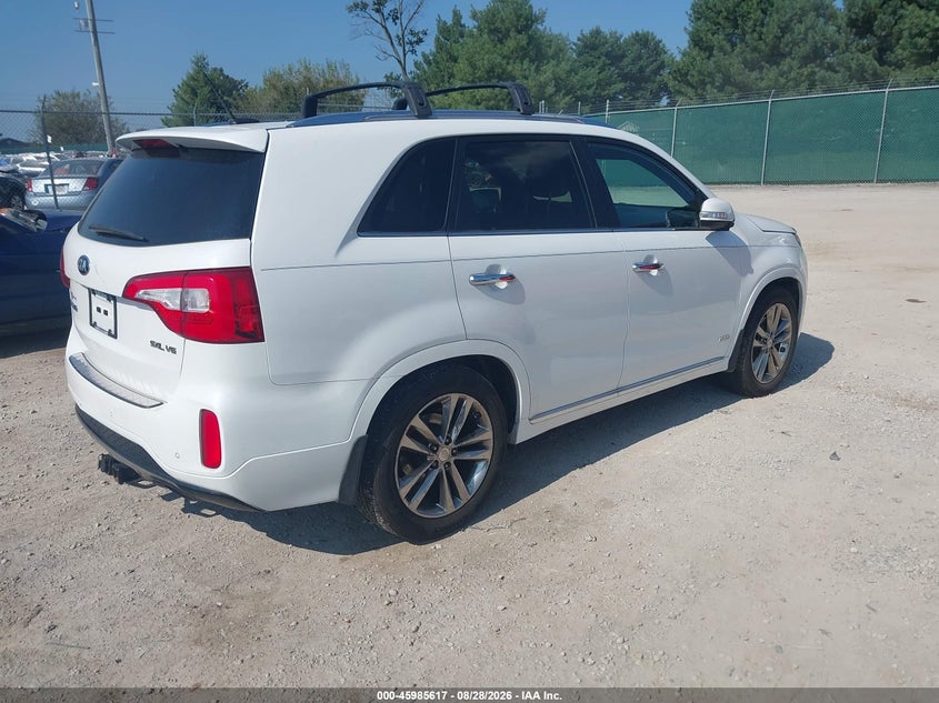 Vin: 5xykwda71fg572711, lot: 46484890, kia sorento limited v6 20154