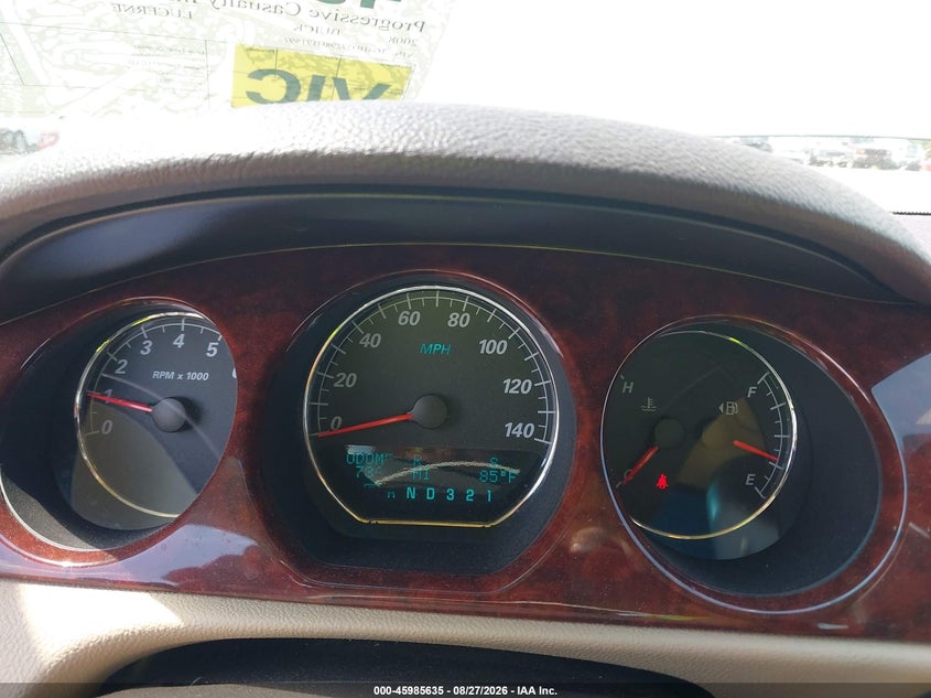 BUICK LUCERNE 2008 VIN 1G4HD57298U171597