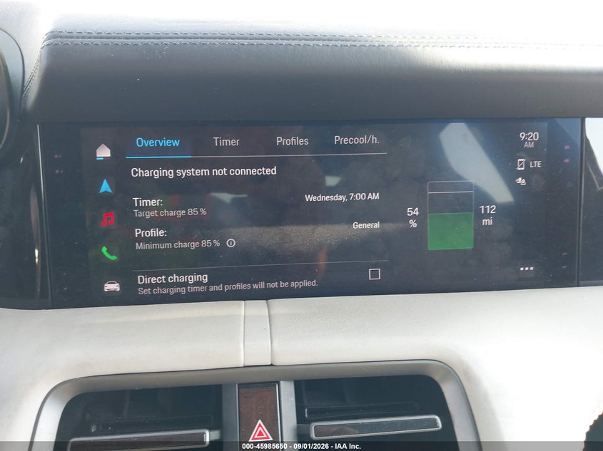 PORSCHE TAYCAN 2020 VIN WP0AC2Y19LSA71570