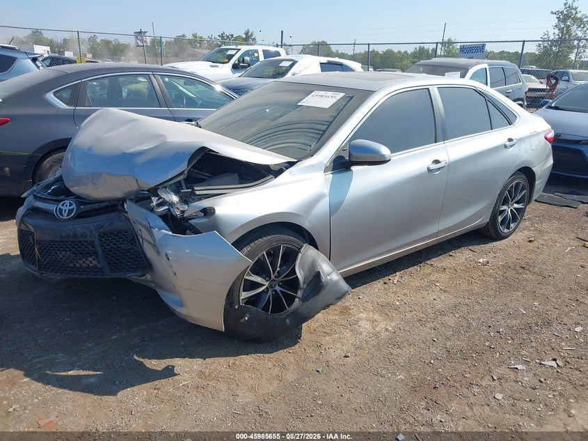 2015 Toyota Camry, Front & Rear, IAAI, VIN 4T1BF1FK9FU904450 — photo 2