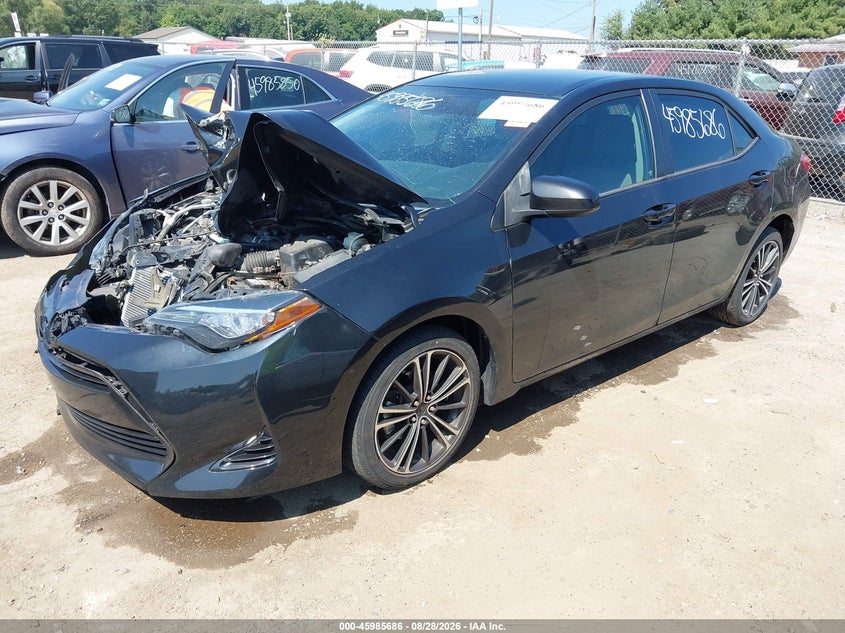 2017 Toyota Corolla, Удар спереди, IAAI, VIN 5YFBURHE8HP654571 — фото 2