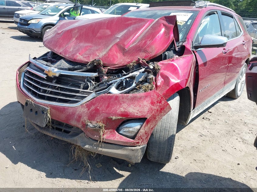 2019 Chevrolet Equinox, Front End, IAAI, VIN 2GNAXYEX1K6176898 — photo 2