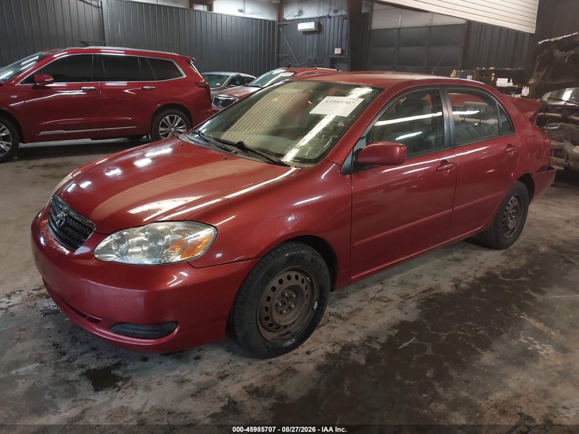 2008 Toyota Corolla, Удар сзади, IAAI, VIN 2T1BR30E38C906186 — фото 2