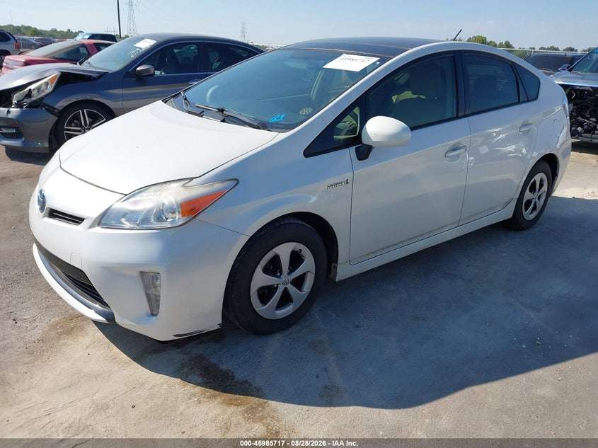 2013 Toyota Prius, Right Rear, IAAI, VIN JTDKN3DU3D5629351 — photo 2