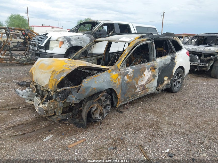 Vin: 4s4brbac0e1222988, lot: 46484991, subaru outback 2.5i 20142