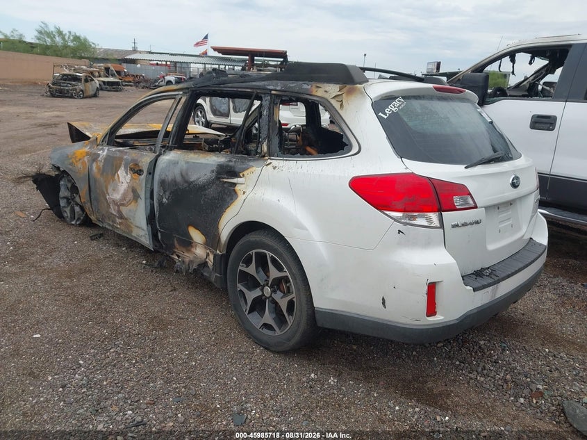 Vin: 4s4brbac0e1222988, lot: 46484991, subaru outback 2.5i 20143