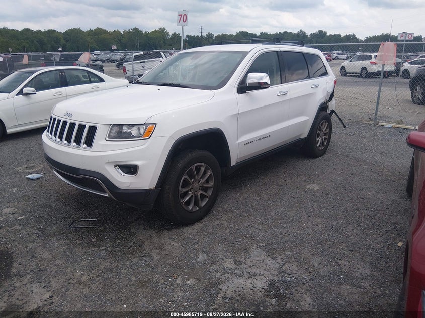 2014 Jeep Grand Cherokee, Удар ззаду, IAAI, VIN 1C4RJEBGXEC559976 — фото 2