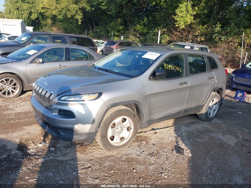 2016 Jeep Cherokee, Normal Wear & Tear, IAAI, VIN 1C4PJLAB4GW126883 — photo 2