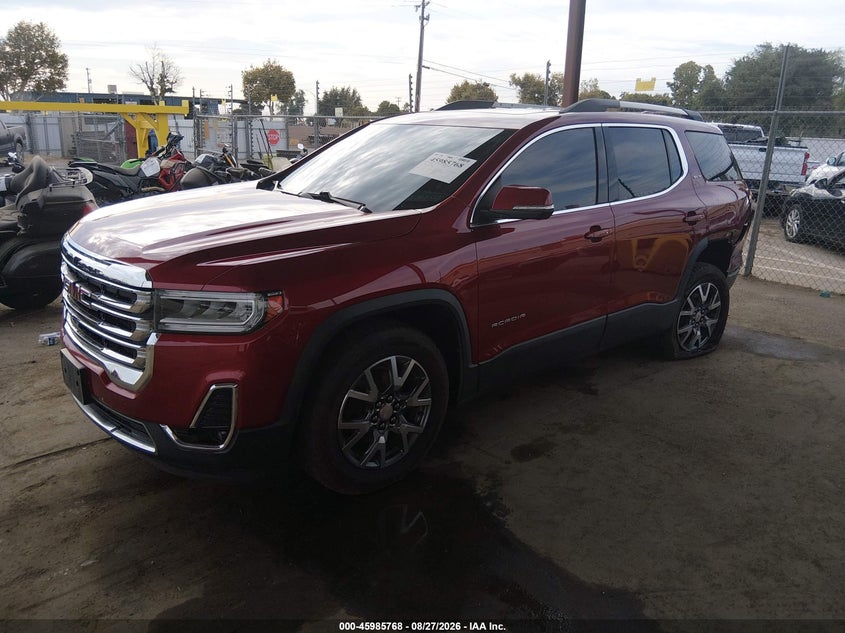 2020 GMC Acadia, Лівий зад, IAAI, VIN 1GKKNMLS1LZ228138 — фото 2