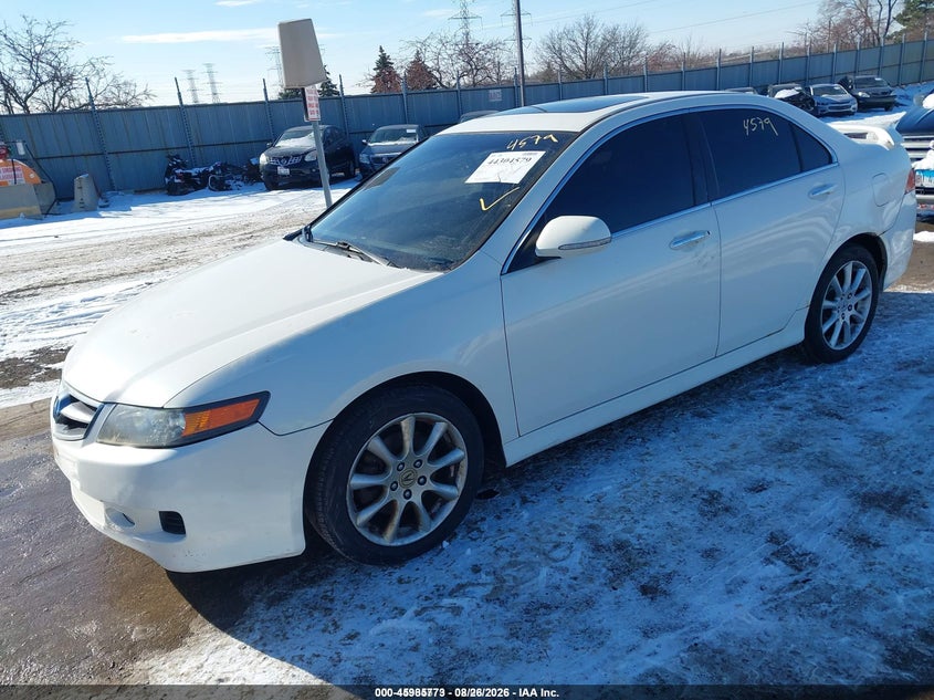 2008 Acura TSX, Rear, IAAI, VIN JH4CL96868C006223 — photo 2