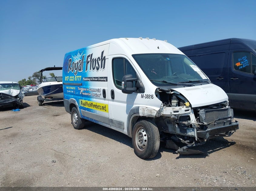 Vin: 3c6trvbg5he517752, lot: 46485097, ram promaster 1500 high roof 136 wb 2017 img_1