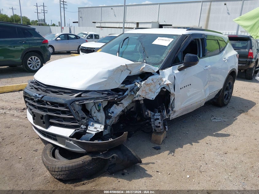 Vin: 3gnkbcr45ps195100, lot: 46485107, chevrolet blazer fwd 2lt 20232