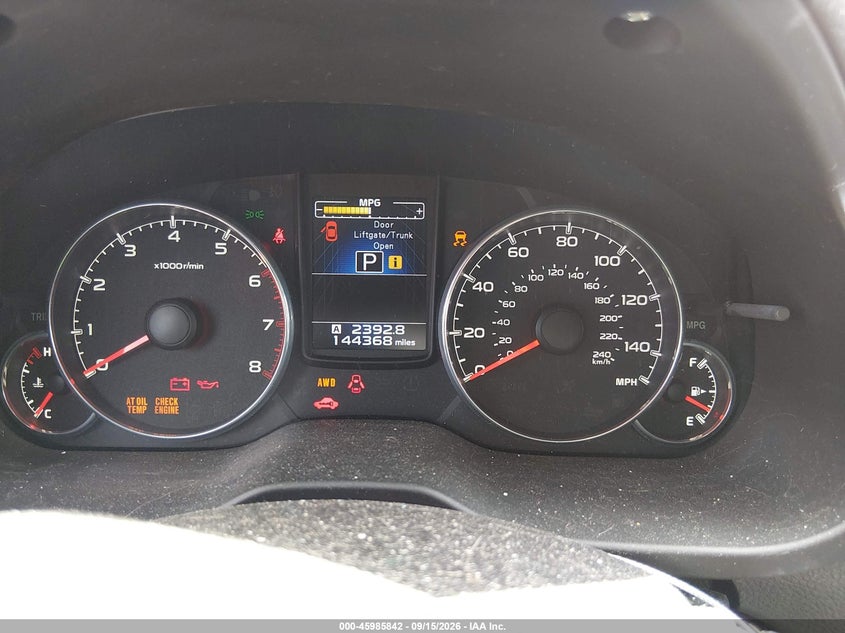 SUBARU OUTBACK 2014 VIN 4S4BRCLC4E3265091