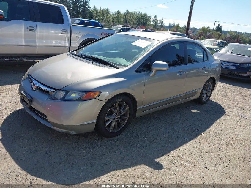 2006 Honda Civic, Normal Wear & Tear, IAAI, VIN 2HGFA16596H520901 — photo 2