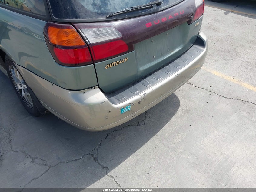 2003 SUBARU OUTBACK WAGON 2.5L H-4 REGULAR , 165HP