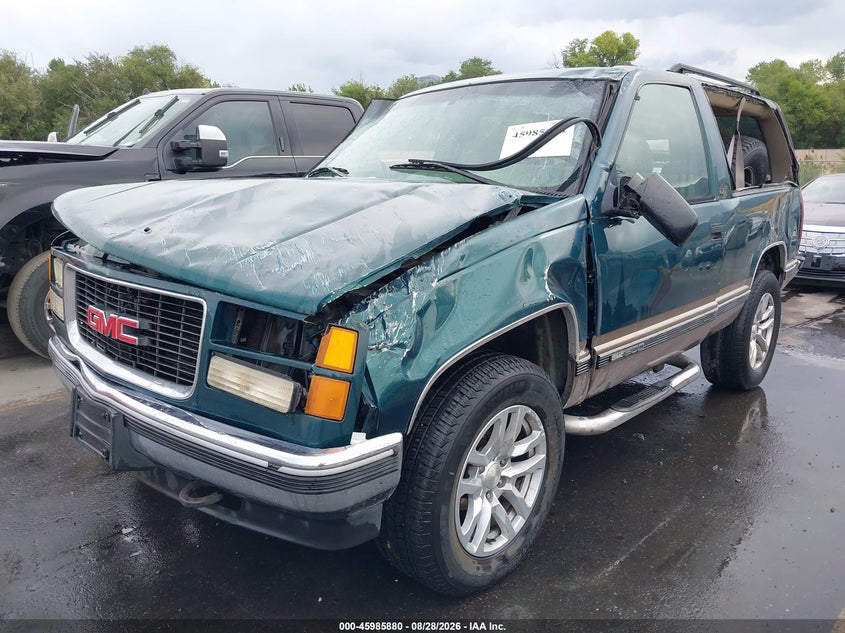 1996 GMC Yukon, Обидва боки, IAAI, VIN 3GKEK18RXTG515665 — фото 2