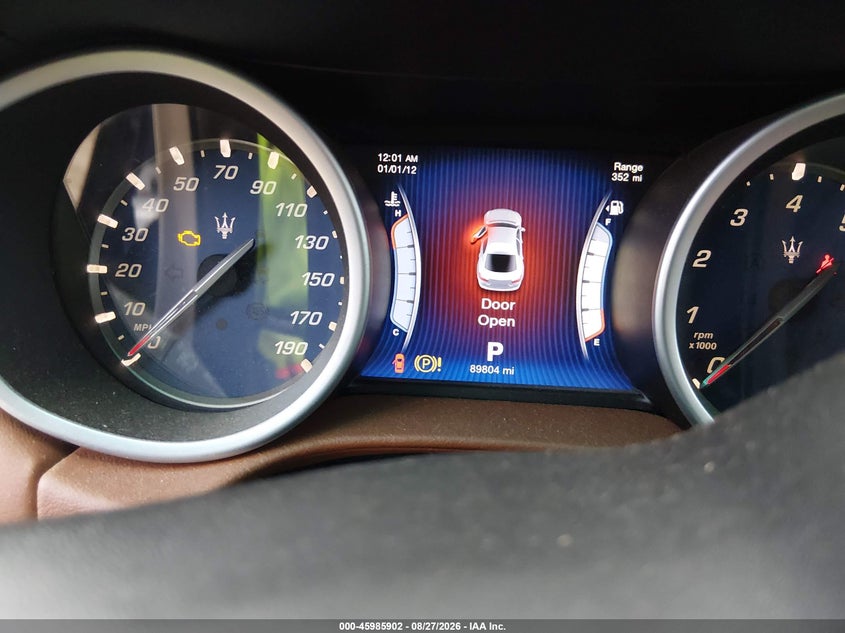 MASERATI GHIBLI 2014 VIN ZAM57RTA0E1099622