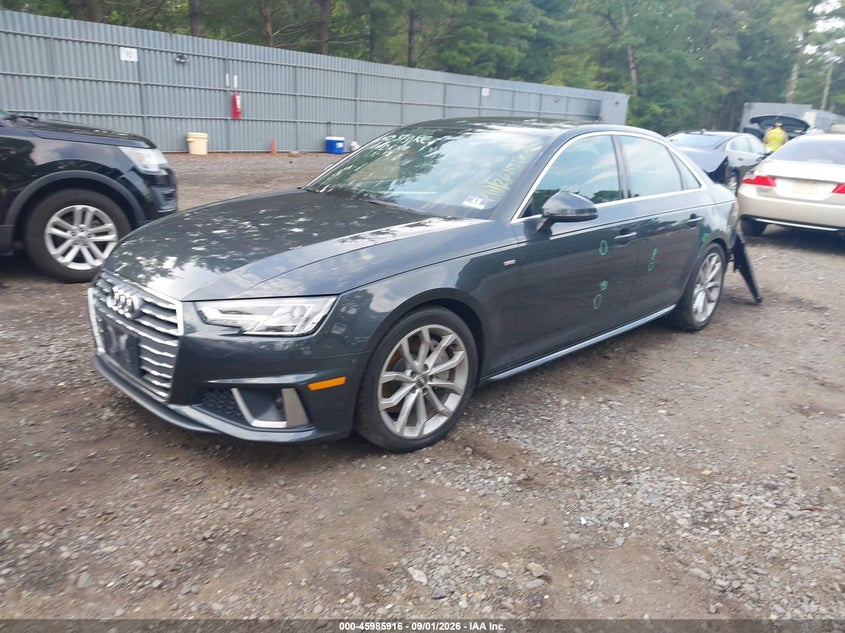 Vin: wauenaf43kn008023, lot: 46485189, audi a4 45 premium 20192