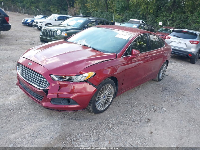 2014 Ford Fusion, Удар спереду, IAAI, VIN 3FA6P0H9XER345221 — фото 2