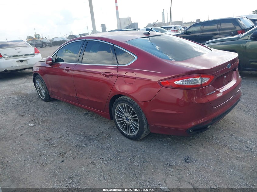 Vin: 3fa6p0h9xer345221, lot: 46485206, ford fusion se 20143
