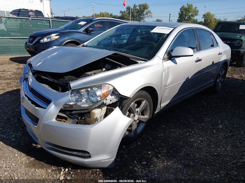 2012 Chevrolet Malibu, Front End, IAAI, VIN 1G1ZC5E01CF377970 — photo 2
