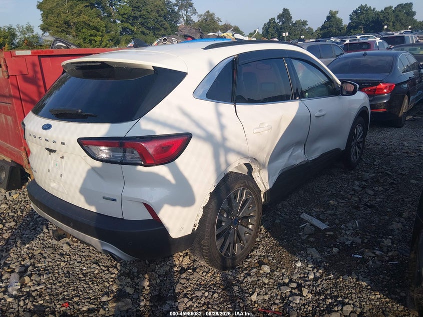 Vin: 1fmcu9j98lub16610, lot: 46485355, ford escape titanium 20204