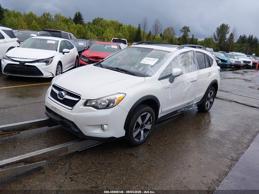 Vin: jf2gpbpc2fh214019, lot: 46485419, subaru xv crosstrek hybrid touring 20152