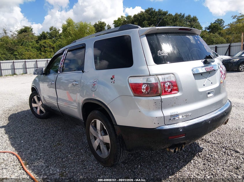 2012 GMC ACADIA SPORT UTILITY VEHICLE 3.6L V-6 DI, DOHC, VVT, 288HP