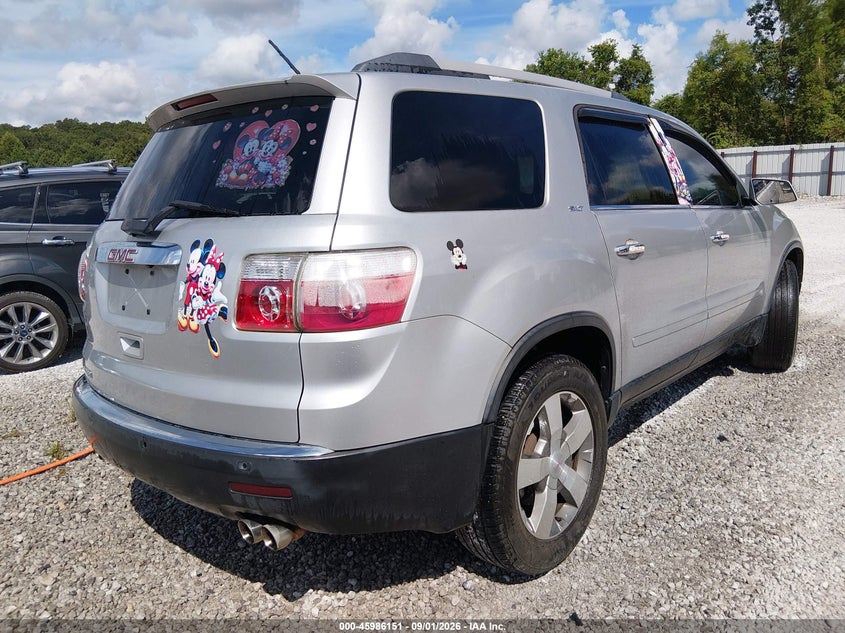 2012 GMC ACADIA SPORT UTILITY VEHICLE 3.6L V-6 DI, DOHC, VVT, 288HP