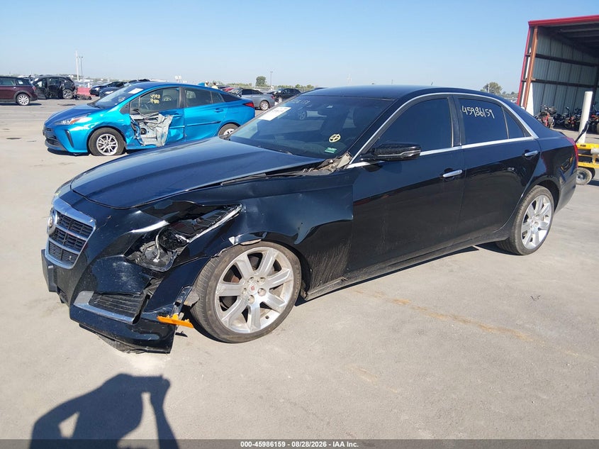 2014 Cadillac CTS, Left Front, IAAI, VIN 1G6AX5S34E0124061 — photo 2