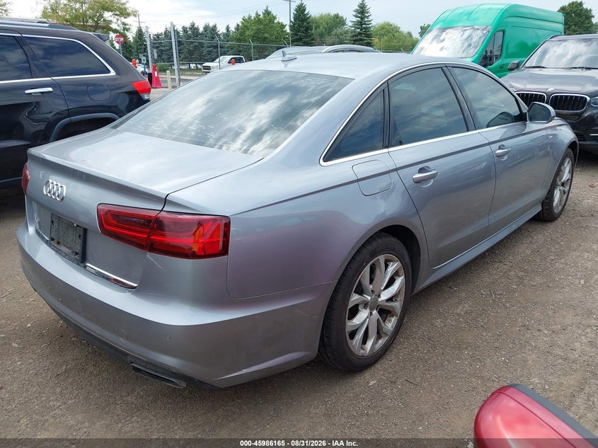 2017 AUDI A6 SEDAN 2.0L I-4 DI, DOHC, VVT, TURBO, PREMIUM , 252HP