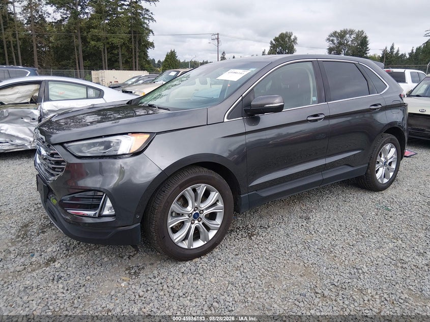 2020 Ford Edge, Удар сзади, IAAI, VIN 2FMPK4K95LBA99036 — фото 2