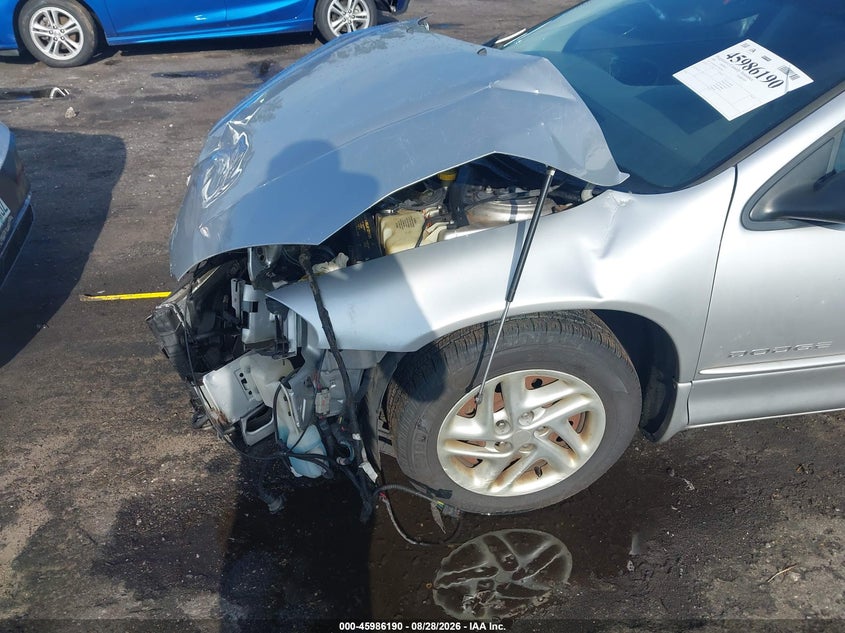 DODGE INTREPID 2000 VIN 2B3HD46R7YH447082