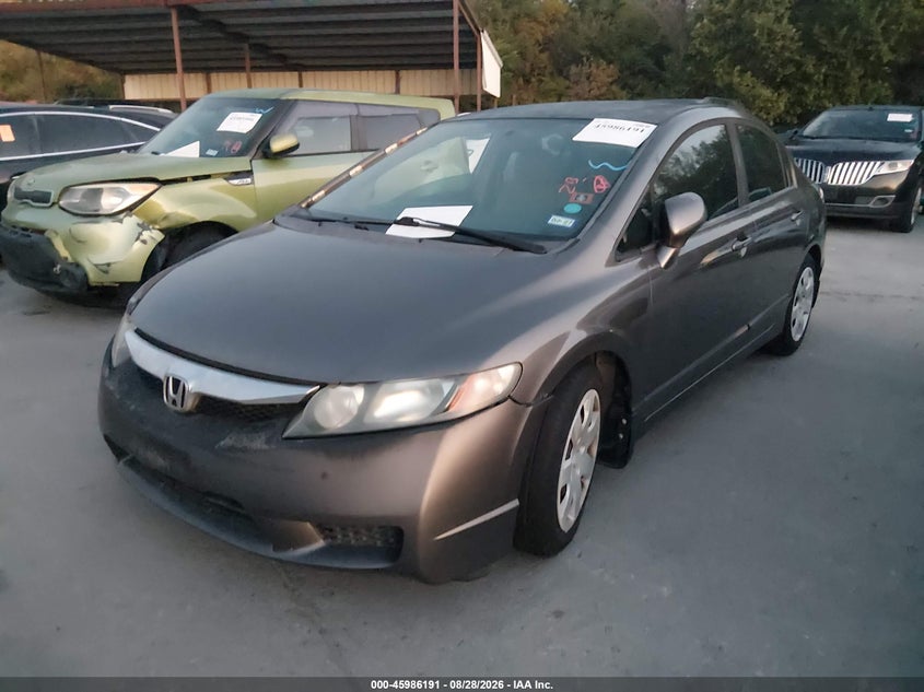 2010 Honda Civic, Обычный износ, IAAI, VIN 19XFA1F52AE076909 — фото 2