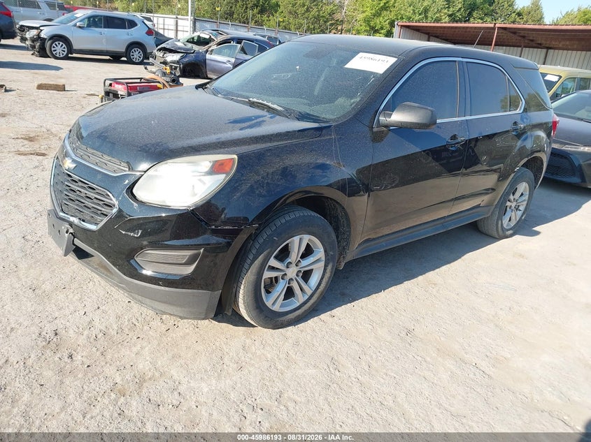 2016 Chevrolet Equinox, Удар спереду, IAAI, VIN 2GNALBEKXG6147386 — фото 2