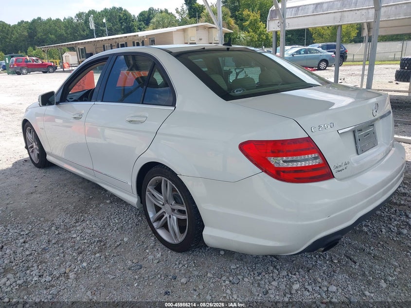 2012 MERCEDES-BENZ C 250 auction photo 3